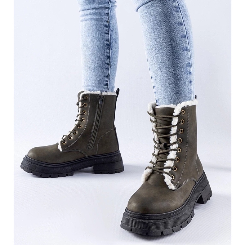 D/CEO Green insulated boots from Tadasuni 1