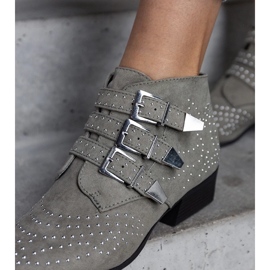 D/CEO Green decorative low heel ankle boots Forever 2