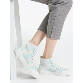 Women's blue sneakers 2