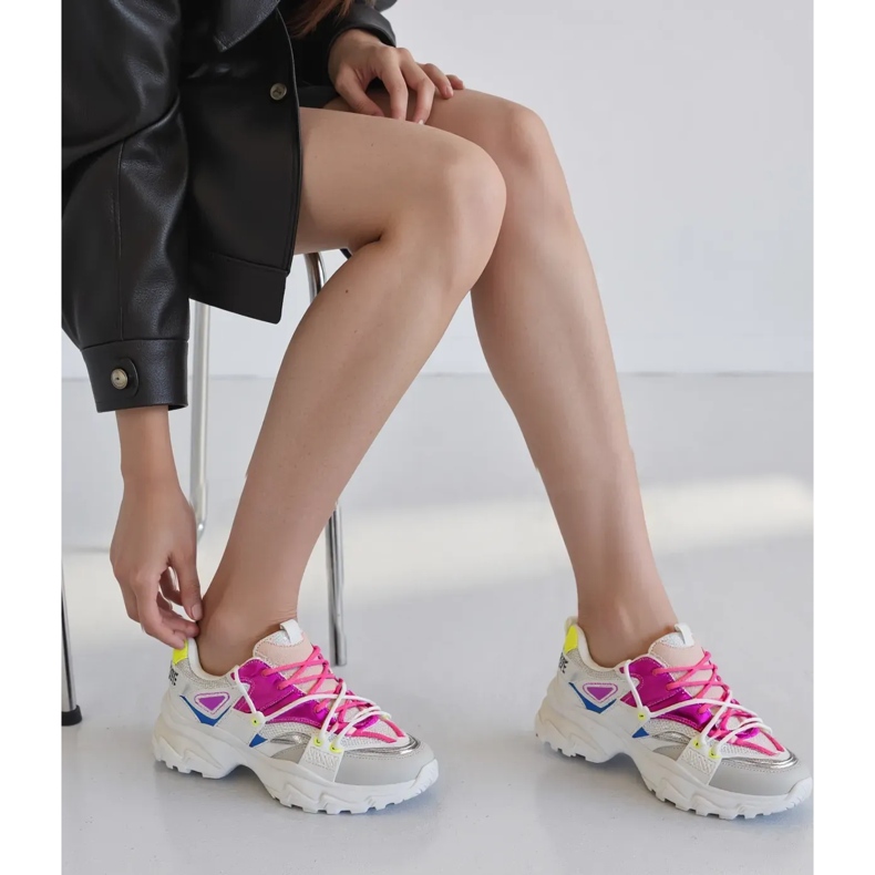 Women's Sneakers Zelora Rose Red multicolored 2