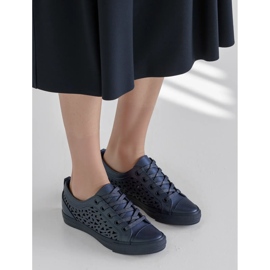 Women's Belvio Blue Sneakers 1