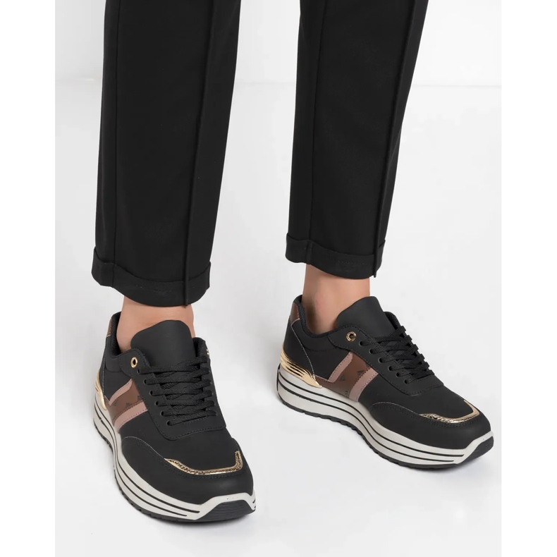 Women's Veloxa Black sneakers 2