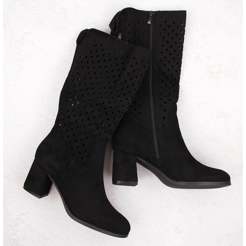 M.Daszyński Openwork boots M. Daszyński in San43a black 1