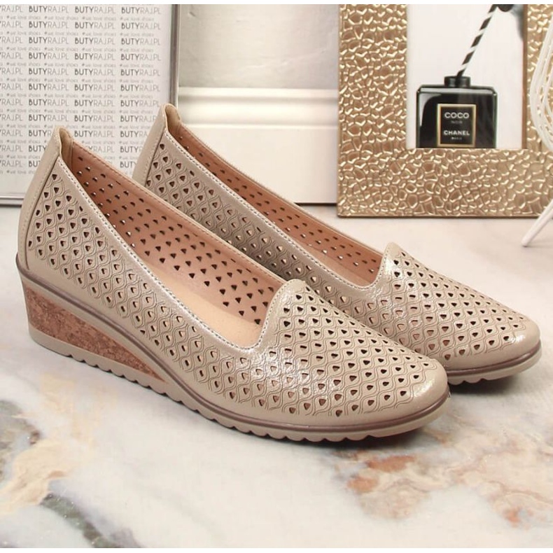 Shoes for anchor anchor potocki sz12018 beige 1