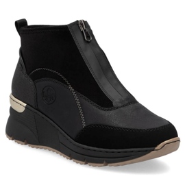 Rieker N6361-00 Black wedges 1 Rieker N6361-00 Black wedges 1