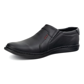 Polbut Men's shoes made of leather 2132PLB black 1 Polbut Men's shoes made of leather 2132PLB black 1