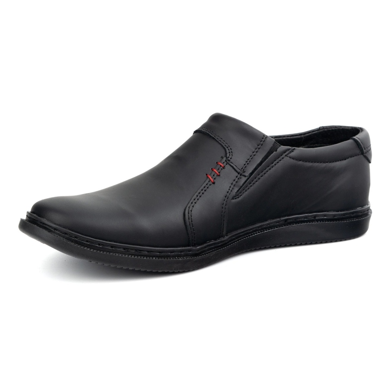 Polbut Men's shoes made of leather 2132PLB black 1 Polbut Men's shoes made of leather 2132PLB black 1