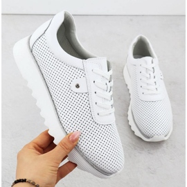 S.Barski Shoes on the platform S. Barski LR51-629 White 1