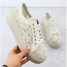 S.Barski Shoes on the platform S. Barski HY51-059 Beige 1