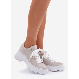 Sneakers Sports shoes on the Chebello 4632 silver platform 1 Sneakers Sports shoes on the Chebello 4632 silver platform 1