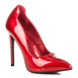 Via Giulia  Metallic Pins In A Spitz red 1