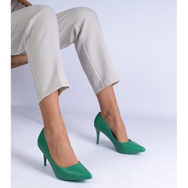 Green classic eco -leather pumps 1 Green classic eco -leather pumps 1