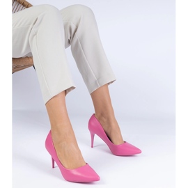 Pink classic eco -leather pumps 1 Pink classic eco -leather pumps 1