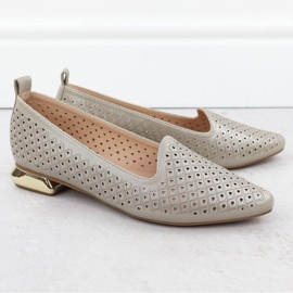 Shoes on a decorative heel Potocki in SZ12574 Wol290 2