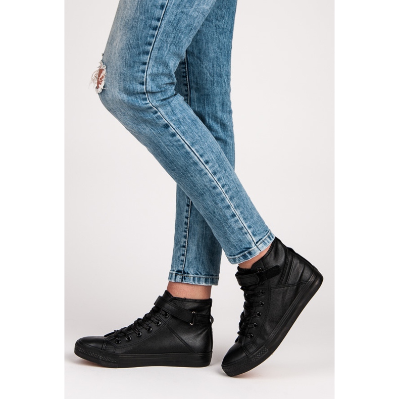 Seastar High lace-up sneakers black 1