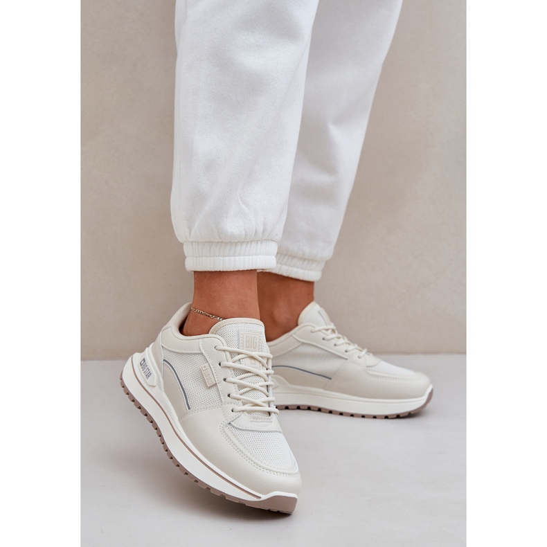 Women's Sneakers Big Star NN274A088 light beige 2