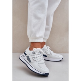 Sneakers Sneakers Sneakers Big Star NN274A103 HI-POLY SYSTEM White and navy blue 2
