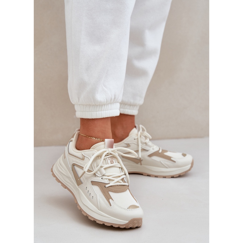 Women's sports shoes Big Star NN274A096 Hi-Polish Beige System 2