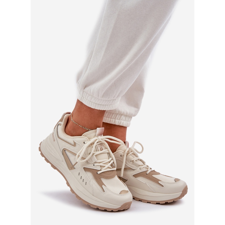 Women's sports shoes Big Star NN274A096 Hi-Polish Beige System 1