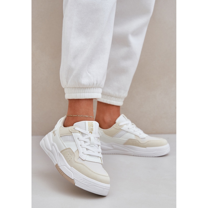 Sneakers on the Big Star OO274A155 platform white 2