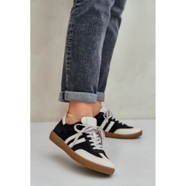 Zazoo n1068 leather low women's black sneakers 2 Zazoo n1068 leather low women's black sneakers 2