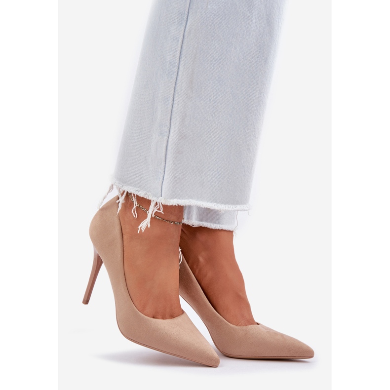 Classic eco suede pins beige 1 Classic eco suede pins beige 1