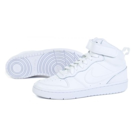Nike Court Borough Mid 2 (GS) CD7782-100 white shoes 1