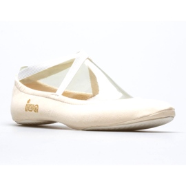 Gymnastic ballet shoes Iwa 302 cream beige 1