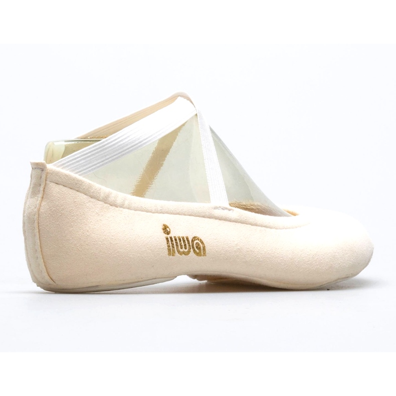 Gymnastic ballet shoes Iwa 302 cream beige 3