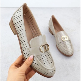 Vinceza openwork shoes in 58516 Jan364 golden 1