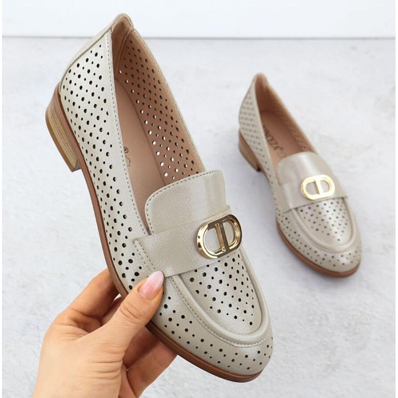 Vinceza openwork shoes in 58516 Jan364 golden 1