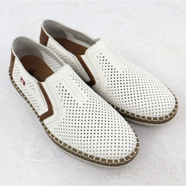 Rieker b5297-80 white openwork shoes 2