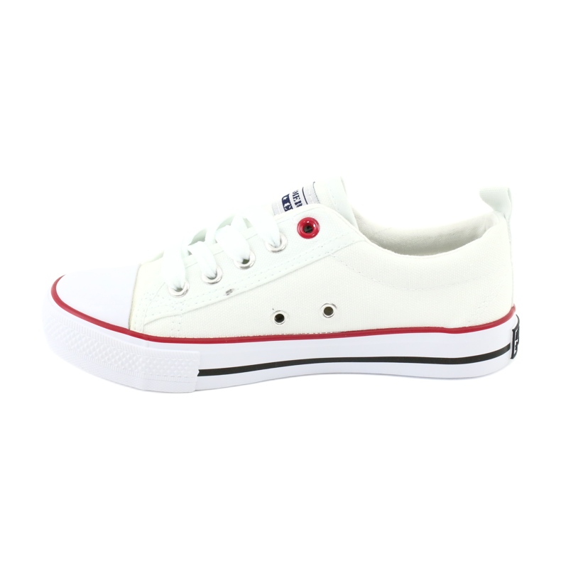 American Club Children's white classic tied American LH25 sneakers 2