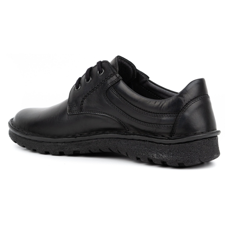 Kampol Classic men's half-boots 15KAM leather black 1