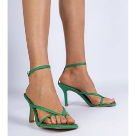 Green Sandals Japanese on Szpilka 1
