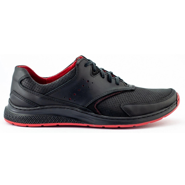Polbut Black men's sports shoes J72 2
