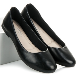 Women's Black Ballerinas 1