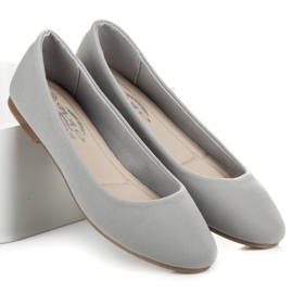 Textile ballerinas grey 1 Textile ballerinas grey 1