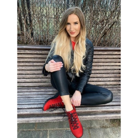 ButBal Women's trekking shoes 674BB red 2