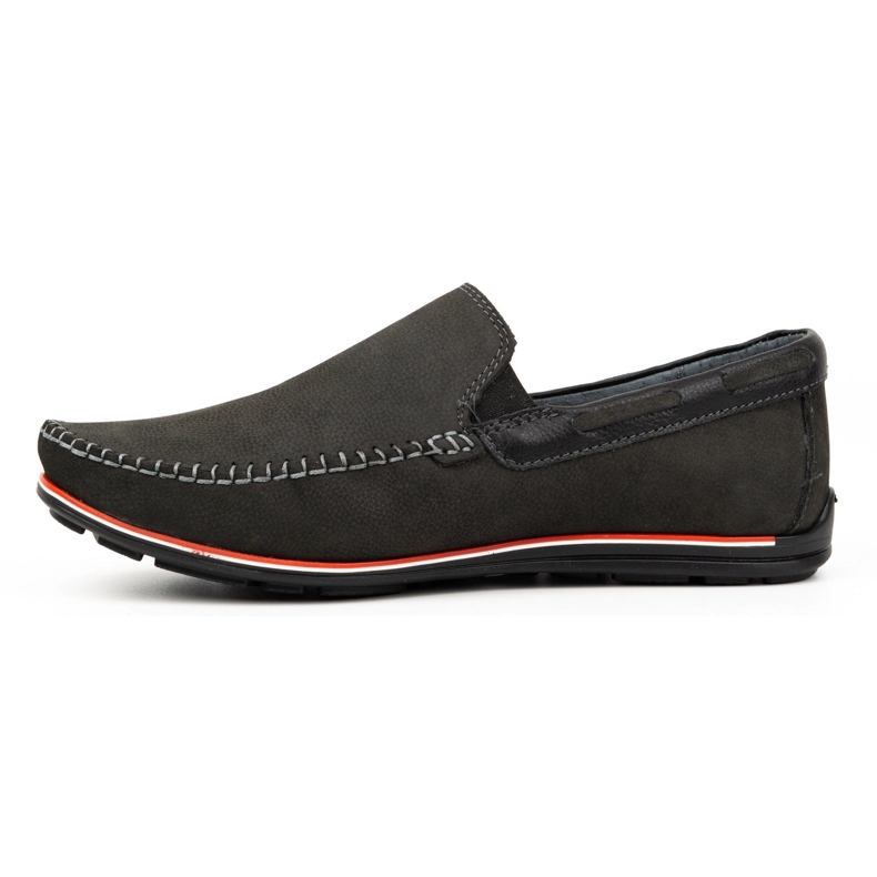 KOMODO Men's 920K Leather Moccasins Black 1 KOMODO Men's 920K Leather Moccasins Black 1