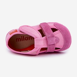 Children's slippers for pink Velcro 2