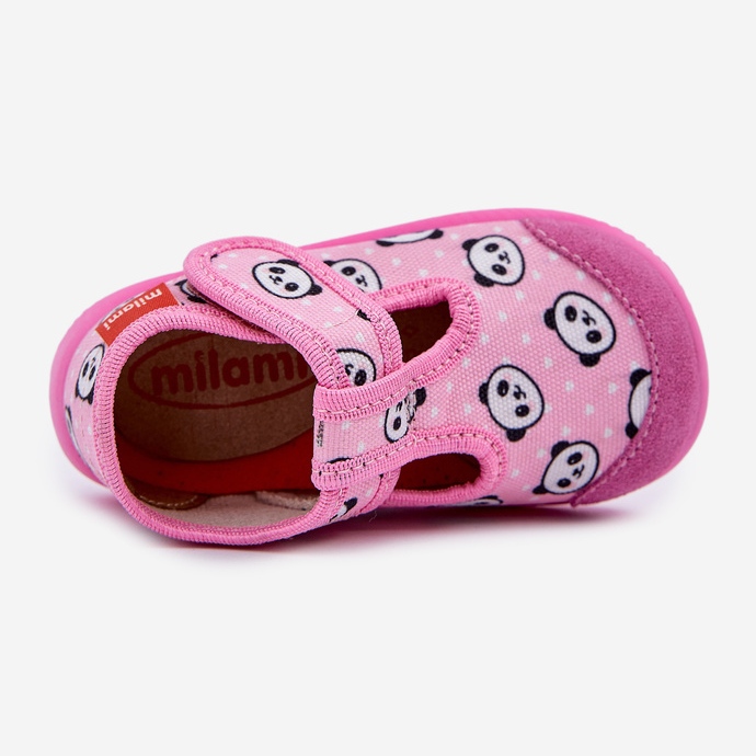 Slippers Milami flexible pink Panda Ambette Velcro 2 Slippers Milami flexible pink Panda Ambette Velcro 2