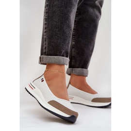 White leather ballerinas 2 White leather ballerinas 2