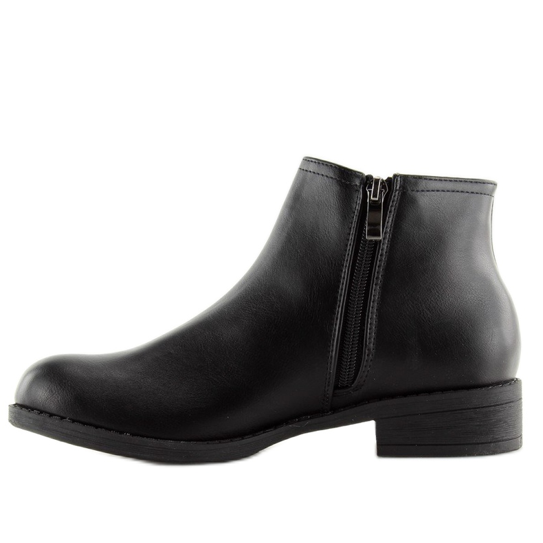 Black Chelsea boots for women CH-89 black 2