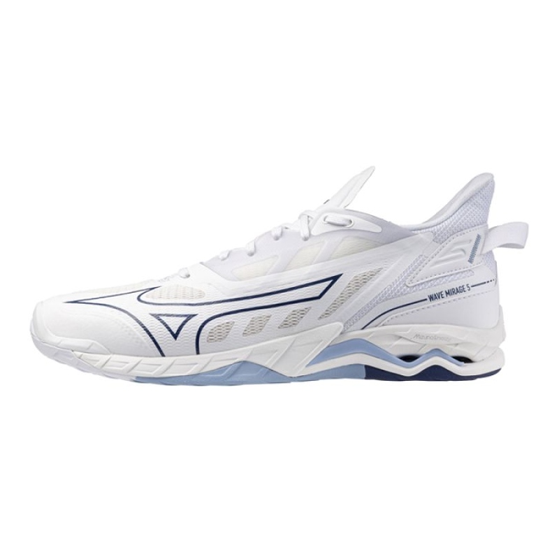 Mizuno Wave Mirage 5 x1ga235097 volleyball shoes white 1