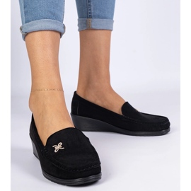 Black Women's Moccasins for an wedge of ekozamsz 1 Black Women's Moccasins for an wedge of ekozamsz 1