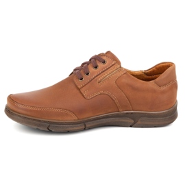Polbut Men's shoes casual j55 camel brown 1