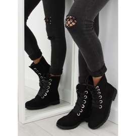 Black AB-8 black workery boots 2