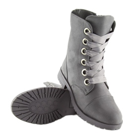 Gray AB-8 gray workery boots grey 1