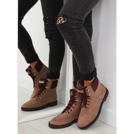 Lace-up boots beige 1539 Khaki 2